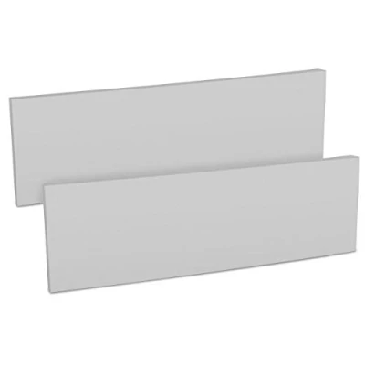 Afbeelding van kwmobile autodeur bescherming 2 stuks Beschermt autodeuren in garages en carports Garageset met zelfklevende deurbeschermers 40 x 12 1,5 cm Donkergrijs