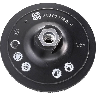 Afbeelding van Fein 63806172010 Steunschijf met klittenbandbevestiging Diameter 115 mm
