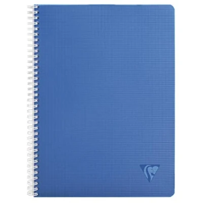Afbeelding van Clairefontaine 329125C Set van 10 Linicolor Intensive Collectie Spiraalschriften A4 211x29,7cm 100 Kleine ruiten pagina&#039;s 90g wit papier Polypropyleen kaft Willekeurige kleuren