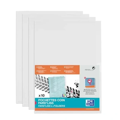 Afbeelding van Oxford 100206707 map Polyvinyl chloride (PVC) Doorschijnend A4