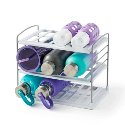 Afbeelding van YouCopia 50185 waterfles organizer, kunststof, wit, 3 planken