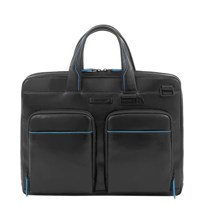 Afbeelding van Piquadro Blue Square Computer Portfolio Briefcase 14&#039;&#039; black Laptoptas
