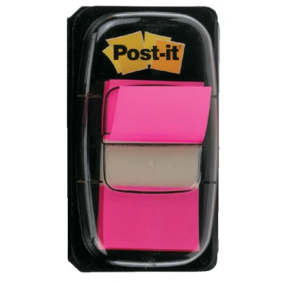 Afbeelding van Indextabs 3M Post it 680 25.4x43.2mm paars