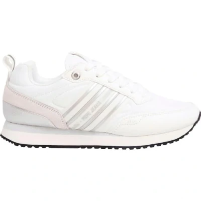 Afbeelding van Pepe Jeans Dublin HALF Sneakers laag, Dames, Maat: 39, White Leer/ synthetisch