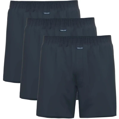Afbeelding van AMMANN Boxershorts Basic Cotton Boxer Short 3P Set van 3