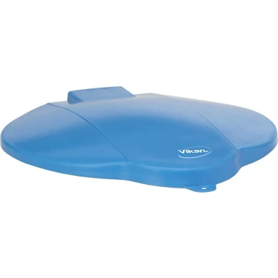 Afbeelding van Vikan Emmers en Deksels 12 Liter Hygiene Deksel voor 12ltr Emmer 5694 Metaaldetecteerbaar Blauw