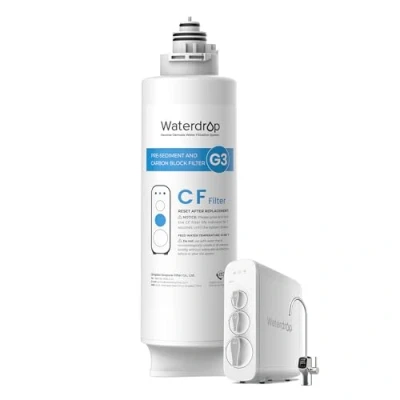 Afbeelding van Waterdrop WD G3 N1CF Filter, Levensduur 6 Maanden, Vervanging voor W Omgekeerde Osmose Systeem