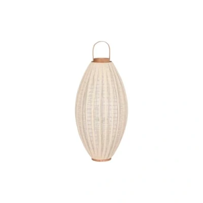 Afbeelding van Kaarshouder Home ESPRIT Wit Bruin Hout Kristal 38 x 84 cm