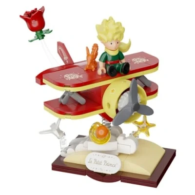 Afbeelding van Pantasy Bouwset figuur de kleine prins en vos in het vliegtuig (86315)