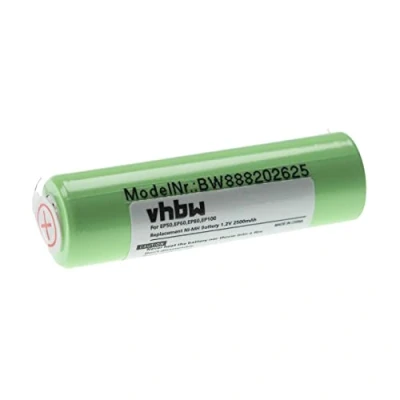 Afbeelding van vhbw Accu compatibel met Braun EP100, EP50, EP60, EP80, Exact Power scheerapparaat (2500 mAh, 1,2 V, NiMH)