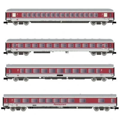 Afbeelding van Arnold HN4360 N 4 delige set personenrijtuigen InterCity van de DB AG