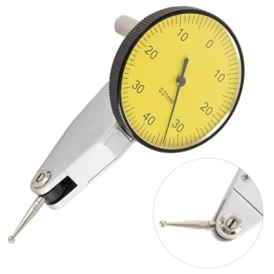 Afbeelding van precisie van 0,01 mm hendel meetklok Test Meter Tool Kit Gage con custodia grigia