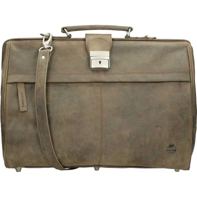 Afbeelding van Bear Design Dark Nature Dokterstas brown Laptoptas Aktetas