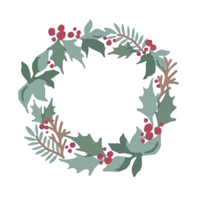 Afbeelding van Sizzix gelaagde stencils 4PK Holly Wreath door Lisa Jones 665933 Hoofdstuk 4 2022