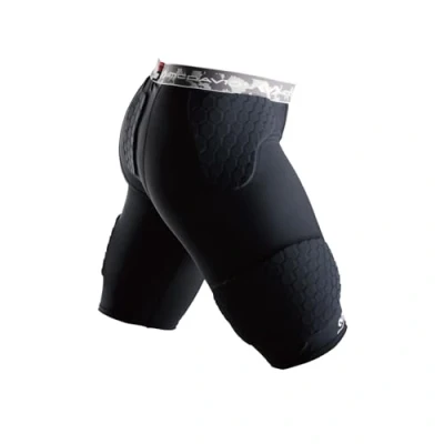 Afbeelding van Mcdavid 7991 HexPad Wrap Around Basketbal Short Zwart Large