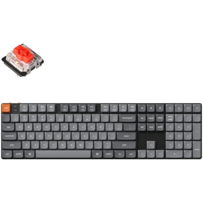 Afbeelding van Keychron K5 Max QMK/VIA mechanisch gaming toetsenbord red switch