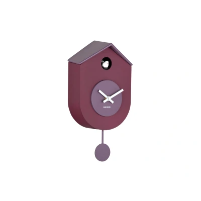 Afbeelding van Karlsson Wandklok Grato Cuckoo Mauve Paars met Lavendel
