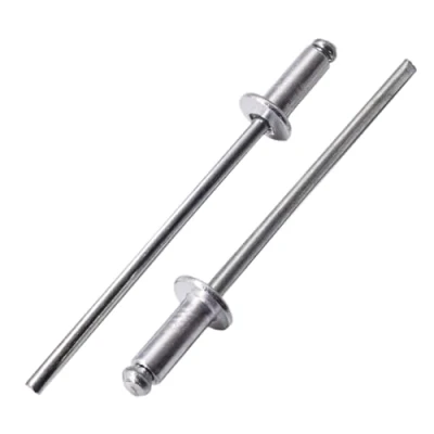 Afbeelding van SKIR&#039;CO (600 stuks) Aluminium blindklinknagels 3,0 x 8 mm, stalen doorn, popklinknagels, koepelkop, DIN 7337 klinknagels