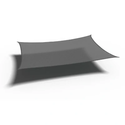 Afbeelding van Platinum Sun &amp; Shade Coolfit Schaduwdoek Rechthoek 400 X 300 Cm Antraciet Grijs Zonwering