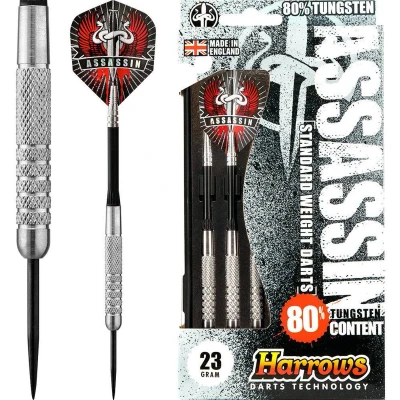 Afbeelding van Harrows Darts Assassin Dartpijlen 23 Gram Kleurloos Dartartikelen