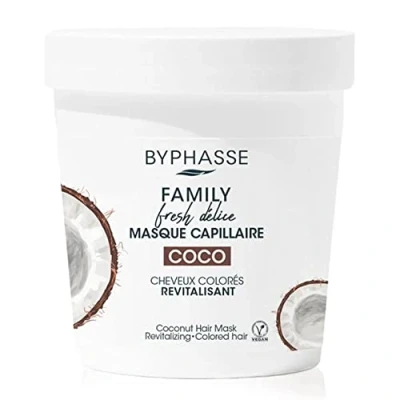 Afbeelding van Byphasse Haarmasker Kokosnoot 250ml