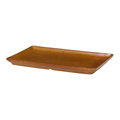 Afbeelding van Broste Copenhagen Eli bord 17,6x20 cm Caramel brown