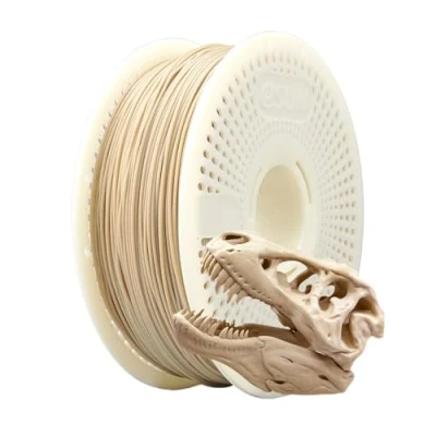 Afbeelding van eSUN PLA+ Navulfilament en Spool Kit, Navulling Spoolless PLA Plus 1.75mm Verwijderbaar Filament eSpool+, 1KG (2.2 LBS) voor 3D Printers (Bot Wit, 1KG)