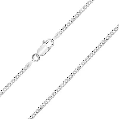 Afbeelding van Planetys Jasseronketting Rolo ketting 925 Sterling zilver gerhodineerd 2 mm breedte verschillende lengtes: 40 45 50 55 60 65 70 cm,