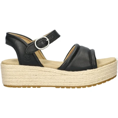 Afbeelding van Timberland Santorini SUN Espadrilles, Dames, Maat: 39, Black full grain Leer