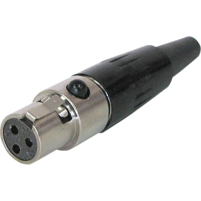 Afbeelding van Mini XLR 3 pins (TA3) connector (v)