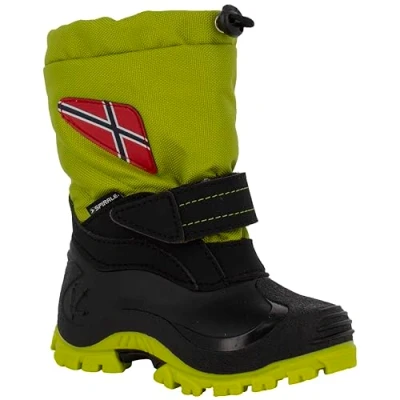 Afbeelding van Spirale Morten, Kindersneeuwlaarzen, Waterdicht, Antislip Rubberen Zool, Warme Voering, Groen, 24 EU