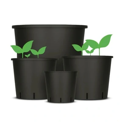 Afbeelding van Ronde Bloempot Plastic 15 Liter Plant Pot Bloempotten Planter Groeiende