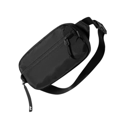 Afbeelding van tomtoc 1.5 Liter Borsttas met RFID Bescherming, Sling Bag Crossbody voor Mannen Vrouwen, Waterafstotende Lichtgewicht Kleine Schoudertas Reizen Buiten Dagelijks, Zwart