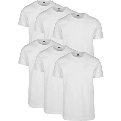 Afbeelding van Urban Classics T shirt voor heren Basic shirt, wit/wit/wit/wit/wit/wit, M