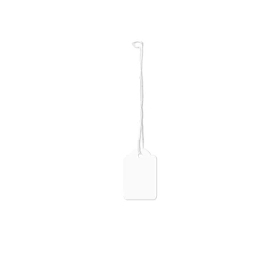 Afbeelding van Draadetiket Kangaro 22x35mm wit doos a 250 stuks per 4