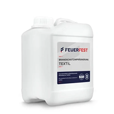 Afbeelding van FEUERFEST® Brandschutzimprägnierung Für Textilien DIN 4102 B1 2,5l Erfüllt Standard 100 by OEKO TEX Privat und Gewerbeeinsatz geeignet
