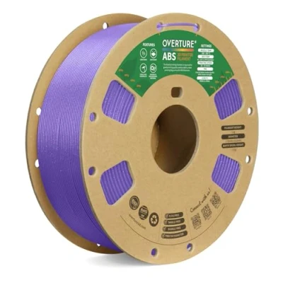 Afbeelding van OVERTURE ABS Filament 1.75mm, 1kg Spool (2.2lbs),3D Printer Filament,Dimensional Accuracy +/ 0.03 mm, Fit Most FDM Printer(Diamond Purple)