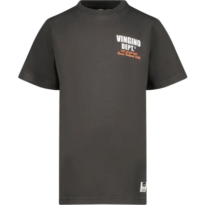 Afbeelding van Vingino JARY Tshirt print voor kinderen, Maat: 140, Mattelic grey