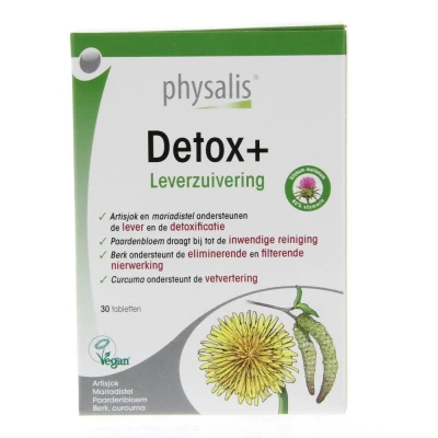 Afbeelding van Physalis Detox+ Tabletten 30TB