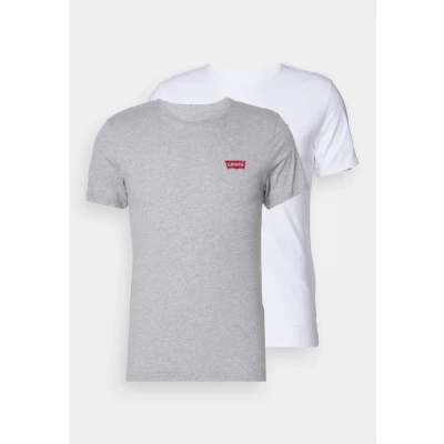 Afbeelding van Levi&#039;s T shirt grijs/wit (set van 2)