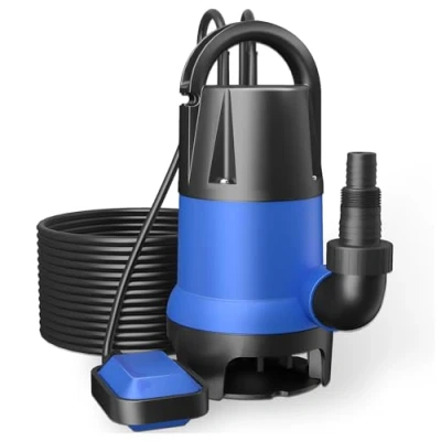 Afbeelding van Vuilwaterpomp 400W 7500 l/h dompelpomp tuinpomp fonteinpomp ontwateringspomp
