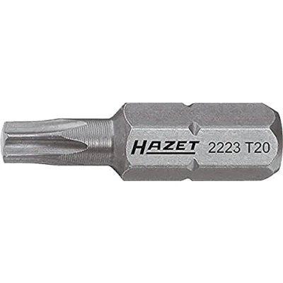 Afbeelding van HAZET 2223 T9 Torx bit T 9 Speciaal staal C 6.3 1 stuk(s)