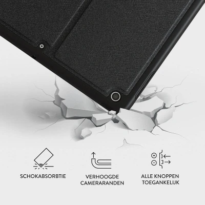 Afbeelding van Apple iPad 10.2 (2020) Hoes: Burga Tablet Case Bookcase Almond Latte Kunstleder Hoezen