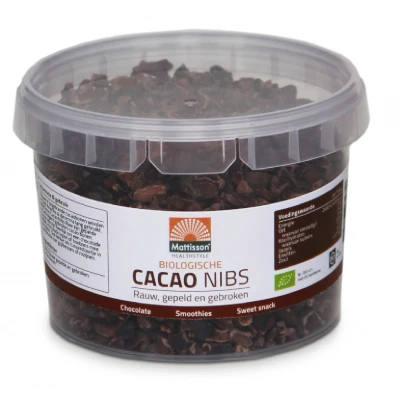 Afbeelding van Mattisson Cacao Nibs Rauw Biologisch 150g