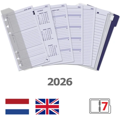 Afbeelding van Agendavulling 2024 Kalpa Personal jaardoos 7dagen/2pagina&#039;s