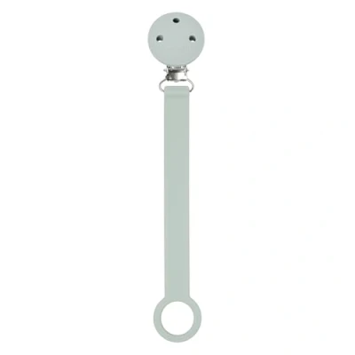 Afbeelding van Nattou Silicone Fopspeenketting met Universele Bevestiging 21 cm Licht Salie Groen