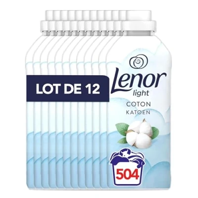 Afbeelding van Lenor Wasverzachter Katoen Fris 12 x 42 Wasbeurten
