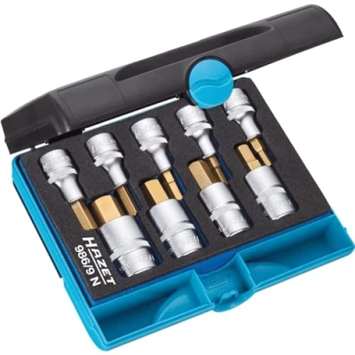Afbeelding van Hazet 986/9 N 986/9N Dopsleutelinzetset 1/2 (12.5 mm) 9 delig