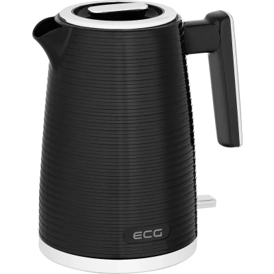 Afbeelding van ECG RK 1751 Stripe waterkoker 1,7 l 2200 W Zwart
