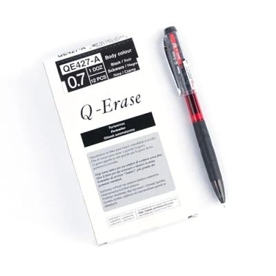 Afbeelding van Pentel Q Erase QE427 vulpotlood met uitdraaibare gum, 0,7 mm, hardheidsgraad HB (12 stuks)